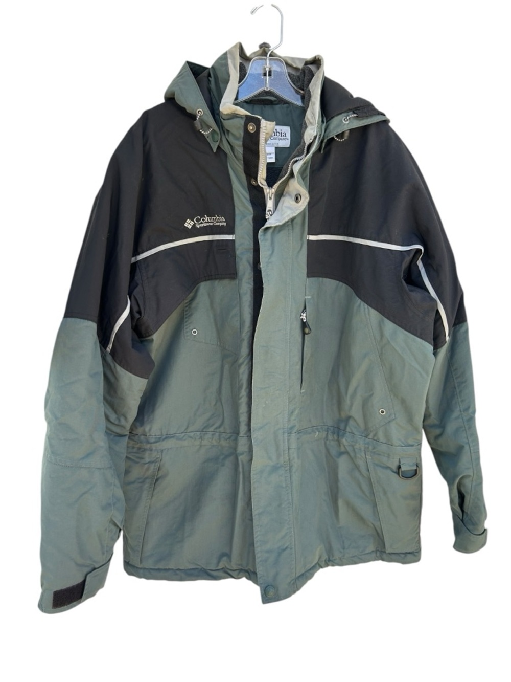 Columbia Sportswear Men’s Medium Parka Jacket Hooded Full Zip Authentic Issue